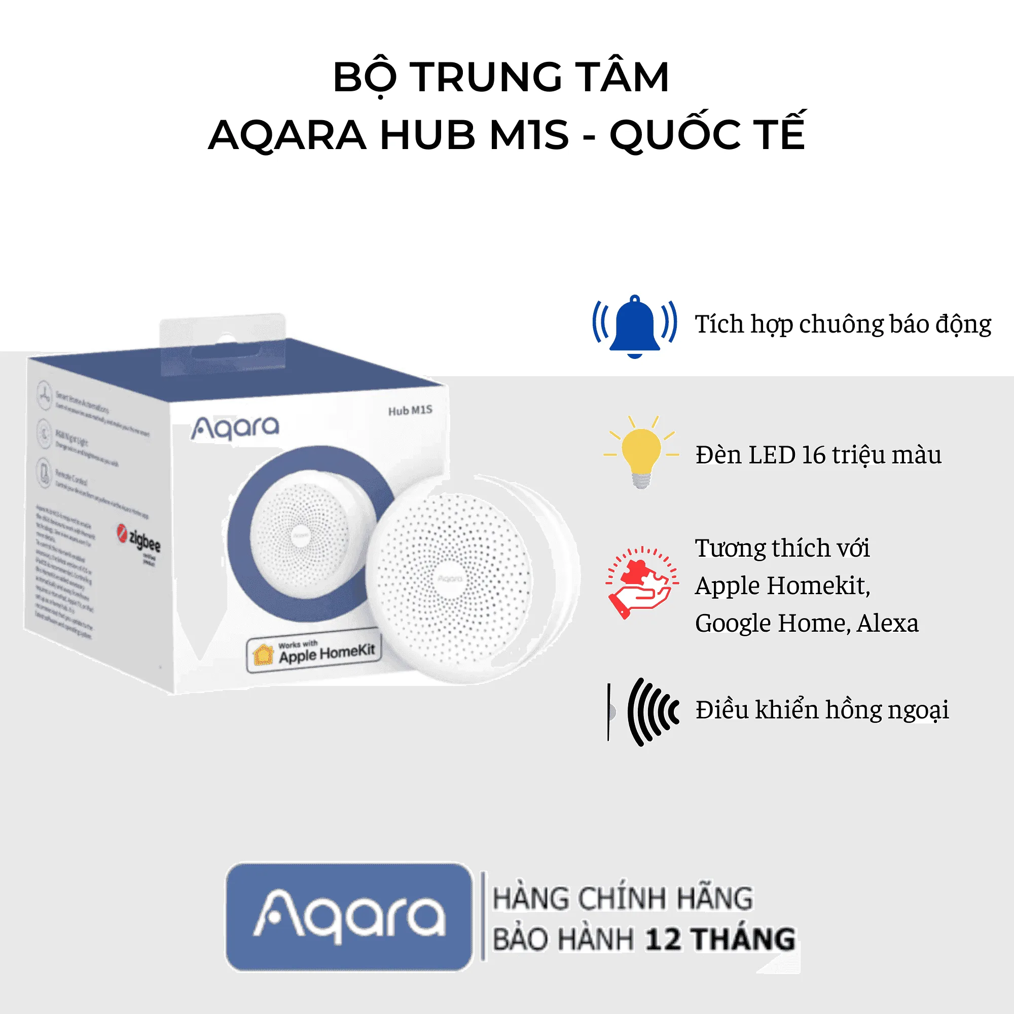 Bo trung tam Aqara Hub M1S phien ban quoc te