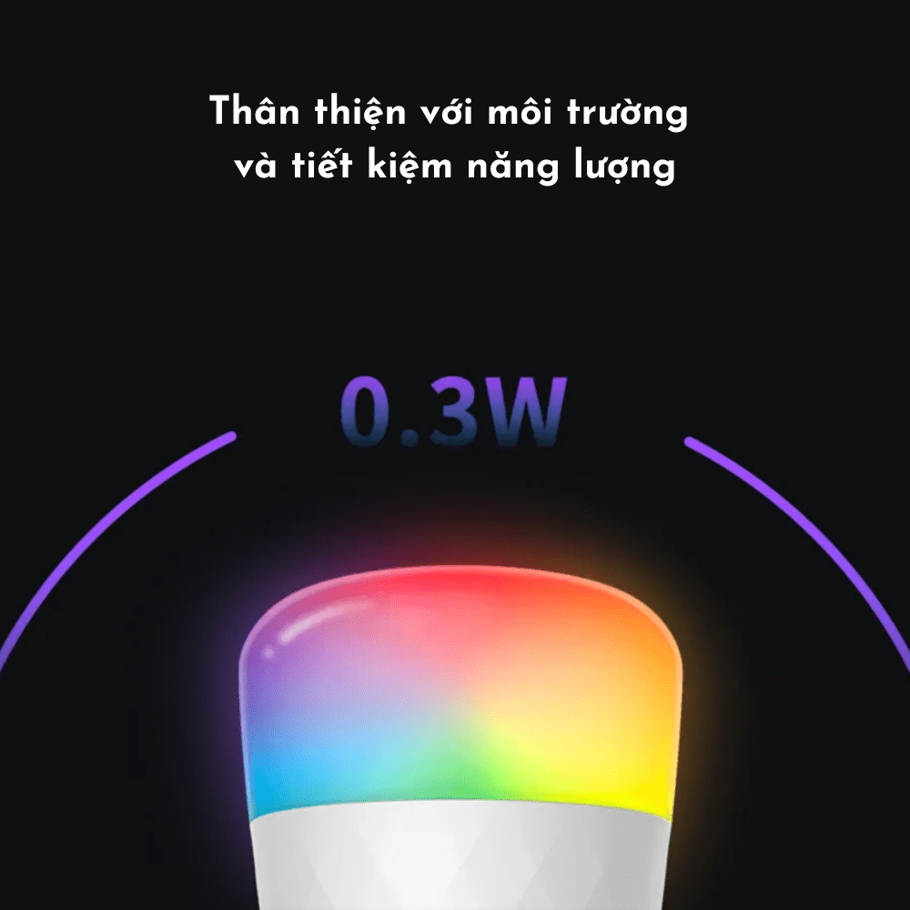 Bóng đèn Yeelight đui xoắn RGB W3