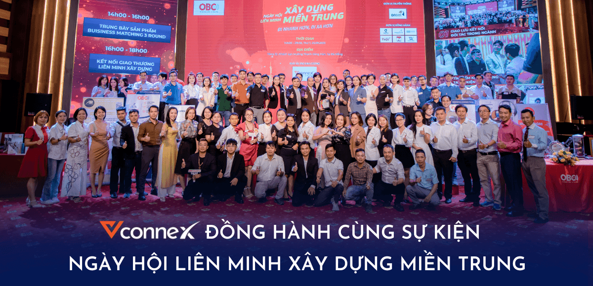 Vconnex đồng hành cùng sự kiện Ngày hội Liên minh Xây dựng Miền Trung 1