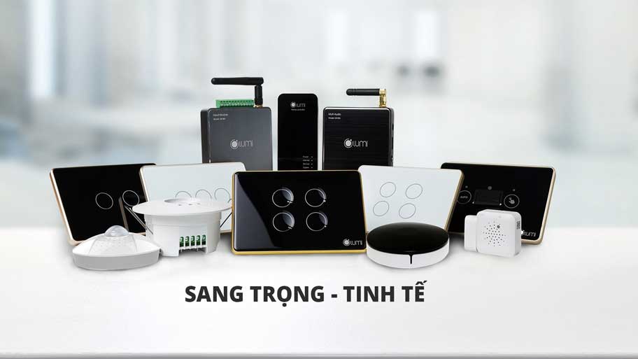 Các sản phẩm nhà thông minh LUMI được thiết kế sang trọng và tích hợp công nghệ hiện đại
