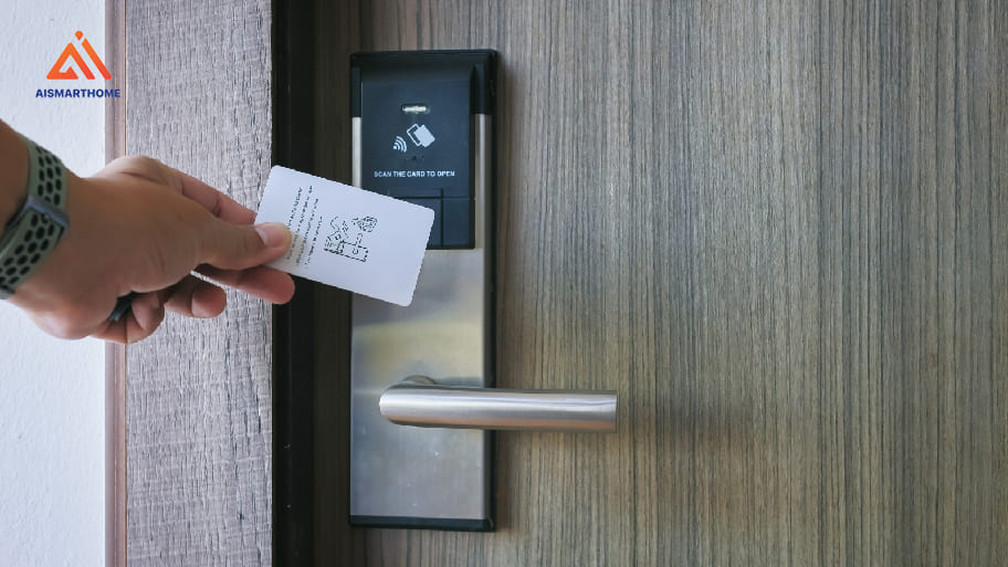 Khoá cửa thông minh hiện nay được tích hợp nhiều yếu tố bảo mật như Ai và nhận diện khuôn mặt