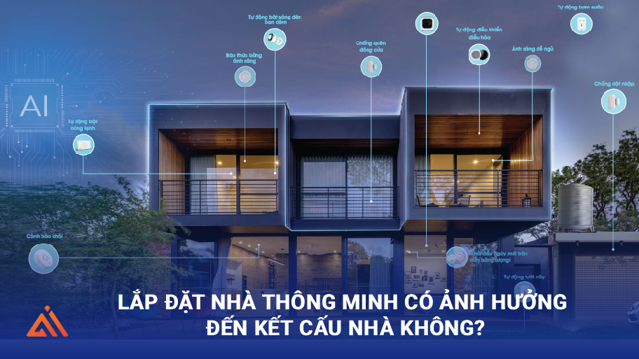 Khi lắp đặt nhà thông minh có ảnh hưởng đến kết cấu nhà không?
