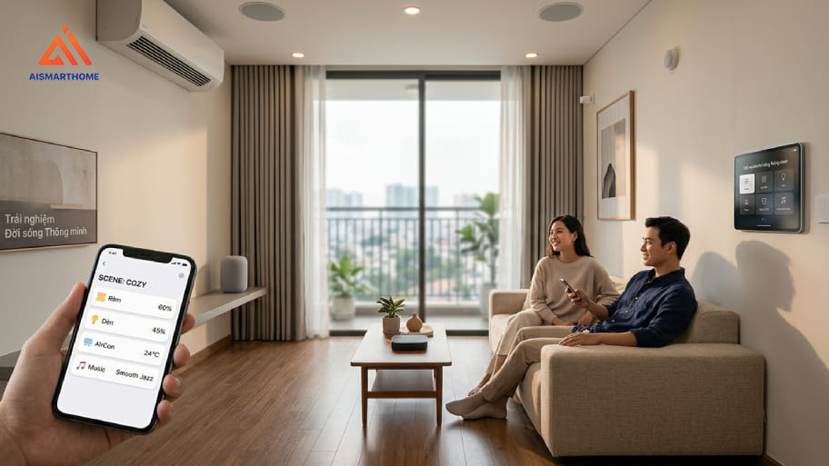 Lắp đặt SmartHome giúp người trải nghiệm sống đơn giản, mượt mà và tiện lợi