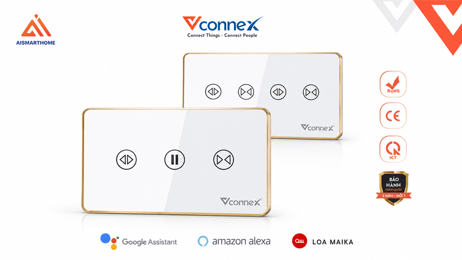 Công tắc rèm thông minh chính hãng tại AI Smarthome