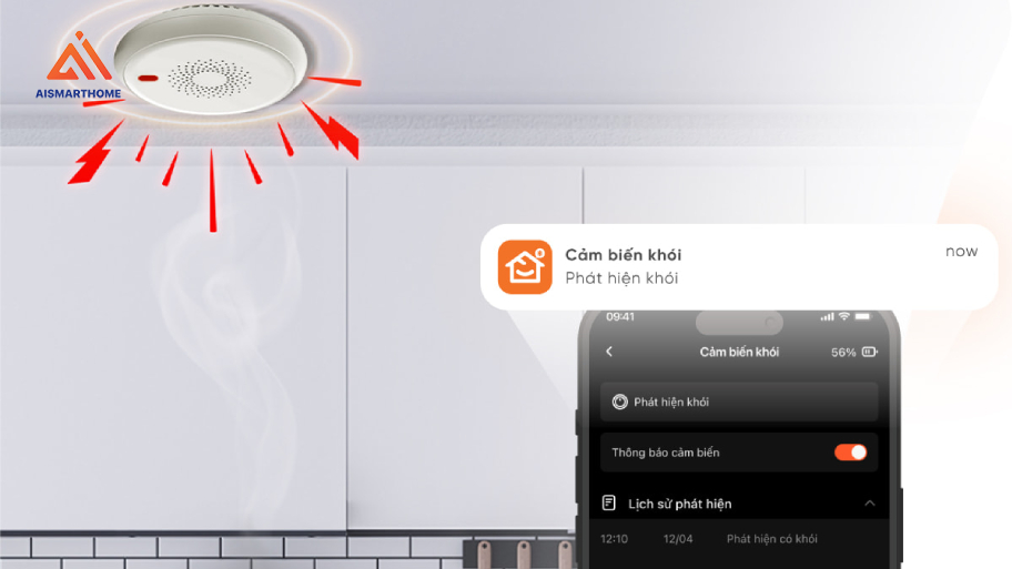 Phát tín hiệu khẩn cấp cho chủ nhà về tình trạng trong nhà