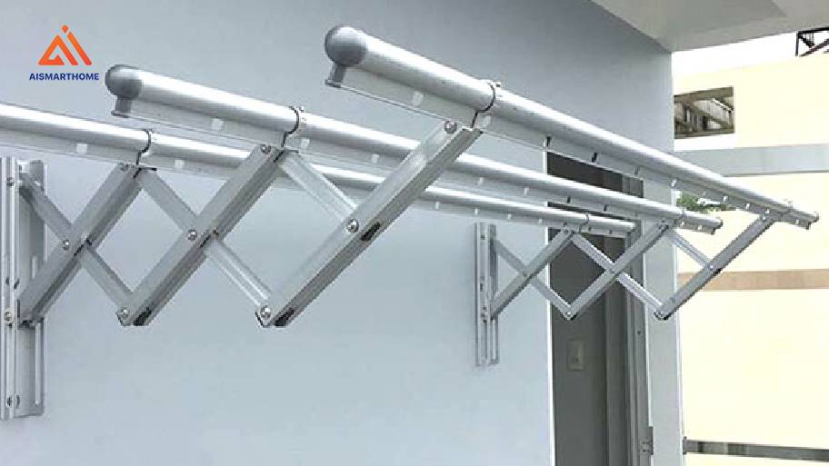 Ưu điểm của giàn phơi thông minh giúp tiết kiệm diện tích và dễ sử dụng