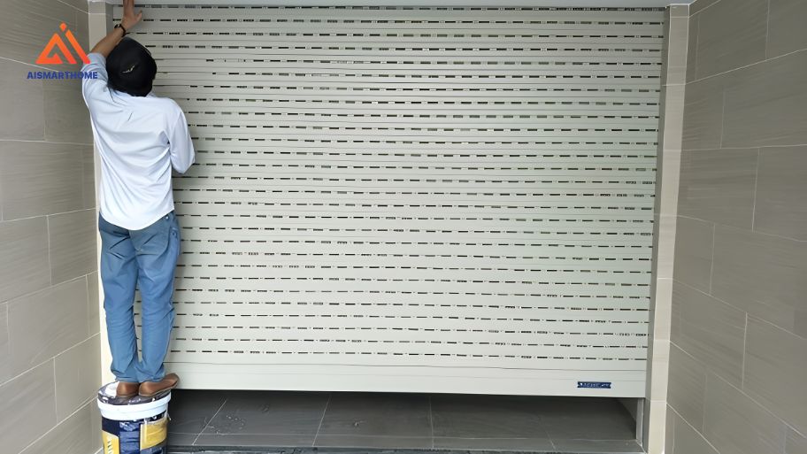 Kiểm tra, căn chỉnh nan cửa và hệ thống ray